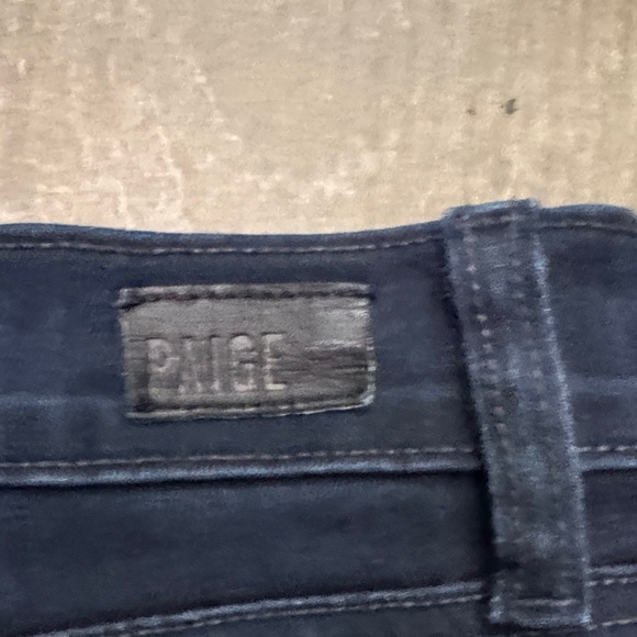 PAIGE Verdungo Ultra Skinny Dark Blue Jeans - Picture 5 of 10